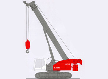 55 ton crawler crane FWT55